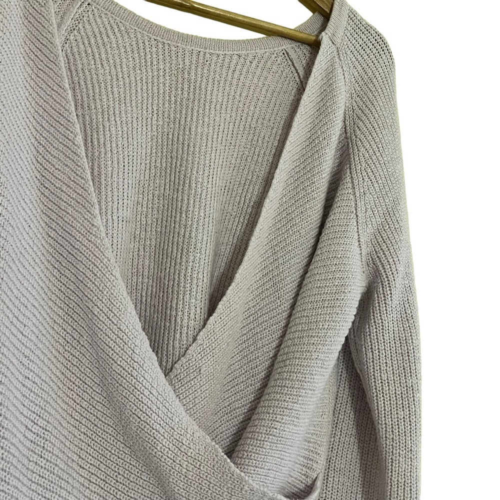 Aerie Light Pink Open-Back Sweater - Picture 4 of 5